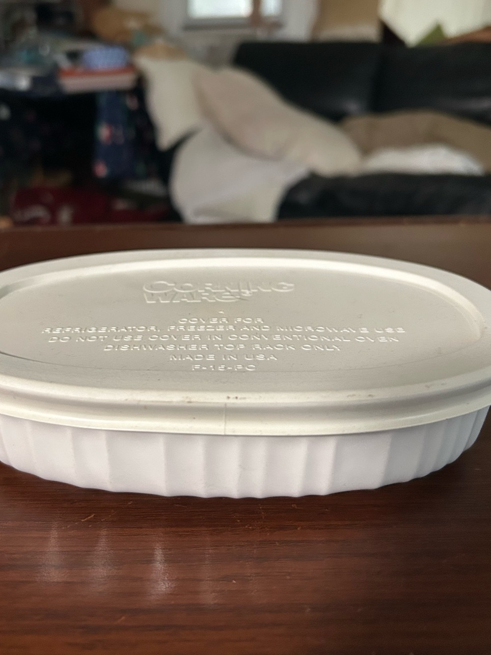 CorningWare French White Oval Stoneware Dish set of two, 15oz